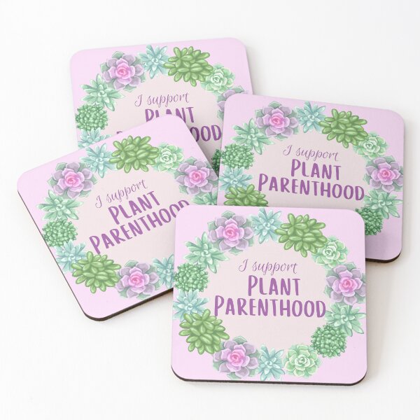 Item preview, I Support Plant Parenthood | Funny Succulent Lover Design designed and sold by thistledewcraft.