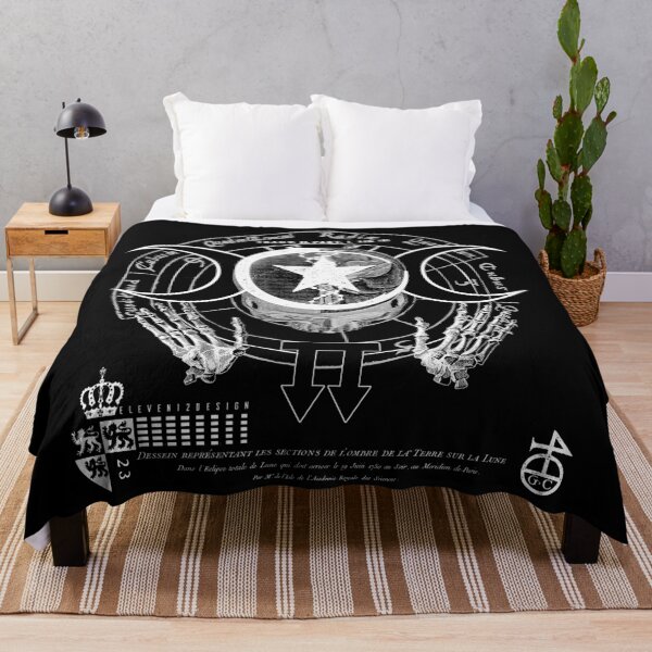 Item preview, Sacred Geometry Occult Art-"Triple Moon Skull" designed and sold by eleven12design.