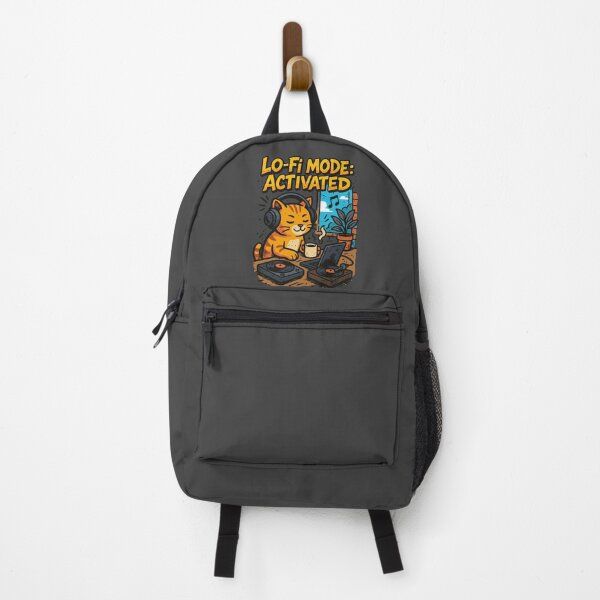 Item preview, Lo-fi Mode Activated – Cat Music designed and sold by TeeLabDesign.