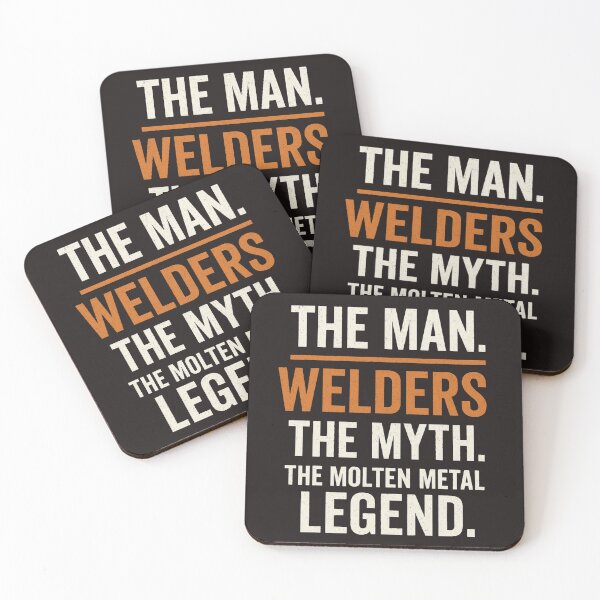 Item preview,  Welders: The Man. The Myth. The Molten Metal Legend – Funny Welding Tee designed and sold by Whispered Ink.