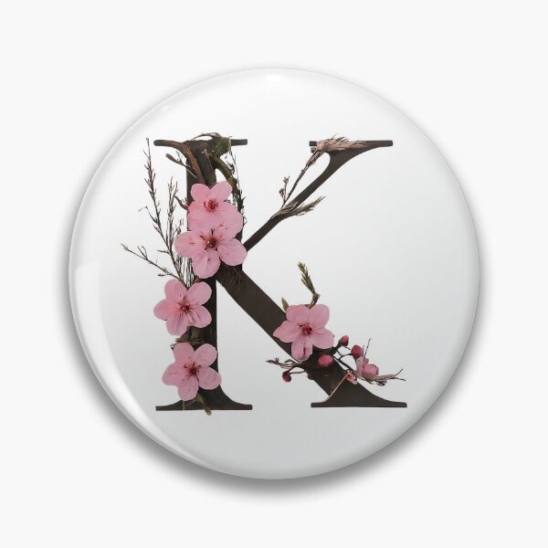 Item preview, Elegant Floral Letter K - Artistic Botanical Typography Design designed and sold by Psycho-Crazy.
