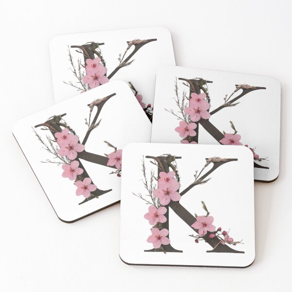 Item preview, Elegant Floral Letter K - Artistic Botanical Typography Design designed and sold by Psycho-Crazy.