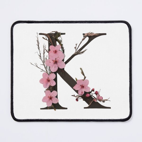 Item preview, Elegant Floral Letter K - Artistic Botanical Typography Design designed and sold by Psycho-Crazy.