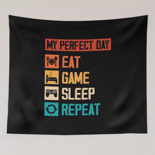 Item preview, My Perfect Day Video Games Funny Cool Gamer gift designed and sold by DexertimaArt.