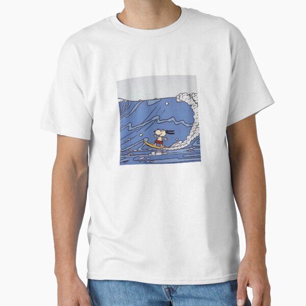 Vista previa del artículo con la obra «¡Snoopy surfeando!», diseñado y vendido por marsuncharted.