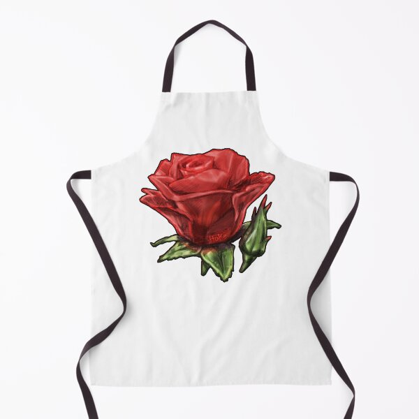 Item preview, Red Rose & Bud designed and sold by RHokeArt.