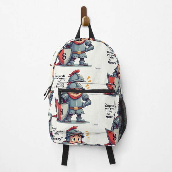 Item preview, Relatable Corporate Guy – Nervous Monday Vibes in Armor | YourRandomStore designed and sold by YourRandomStore.