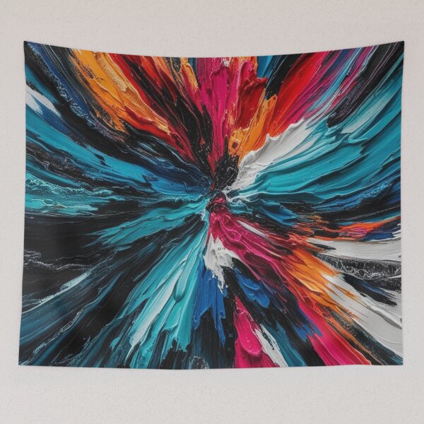 Item preview, Vibrant Paint Abstract designed and sold by BleuAbstracts.