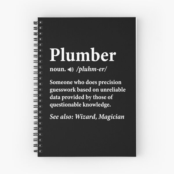 Item preview, Plumber Definition Plumbing Gift Love designed and sold by DexertimaArt.