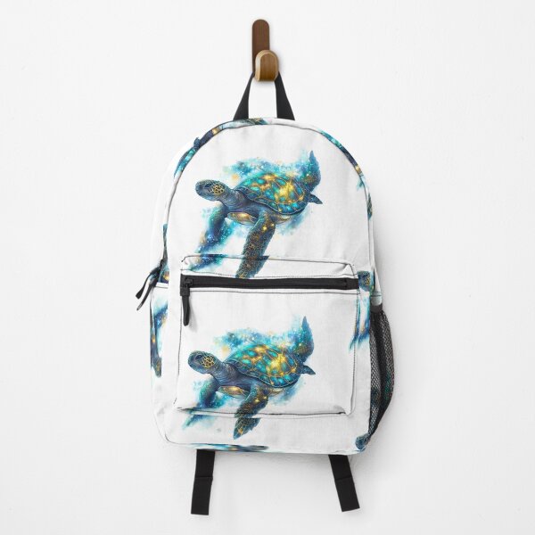Item preview, Celestial Sea Turtle with Glowing Shell in Fantasy Art designed and sold by Anastasiia Yurevych.