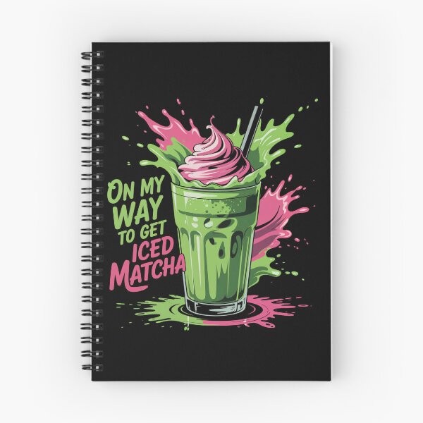 Item preview, On my way to get Iced Matcha designed and sold by MadCatPrints.