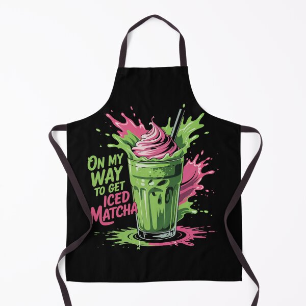 Item preview, On my way to get Iced Matcha designed and sold by MadCatPrints.
