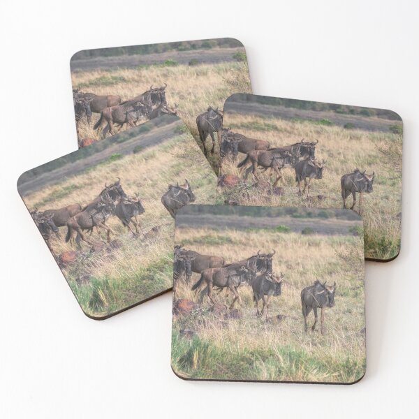 Item preview, Running of the Wildebeest in Kenya designed and sold by PhotoArt by Joan Carroll.