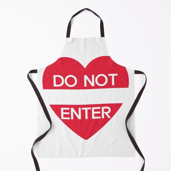 Item preview, "Do Not Enter Heart Sign" designed and sold by The secret storage room.