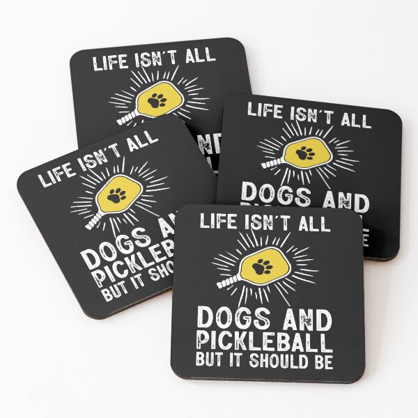 Item preview, Dogs and Pickleball Funny Saying for Pet Lovers designed and sold by MotivaChic.