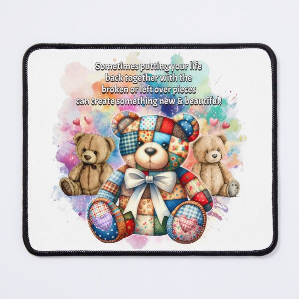 Item preview, Patchwork Teddy Bear designed and sold by Karen Wood.