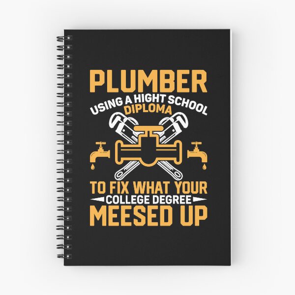 Item preview, Plumber Using A High School Diploma Plumbing designed and sold by DexertimaArt.