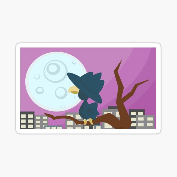 Item preview, Murkrow Night designed and sold by Outside Outerspace.