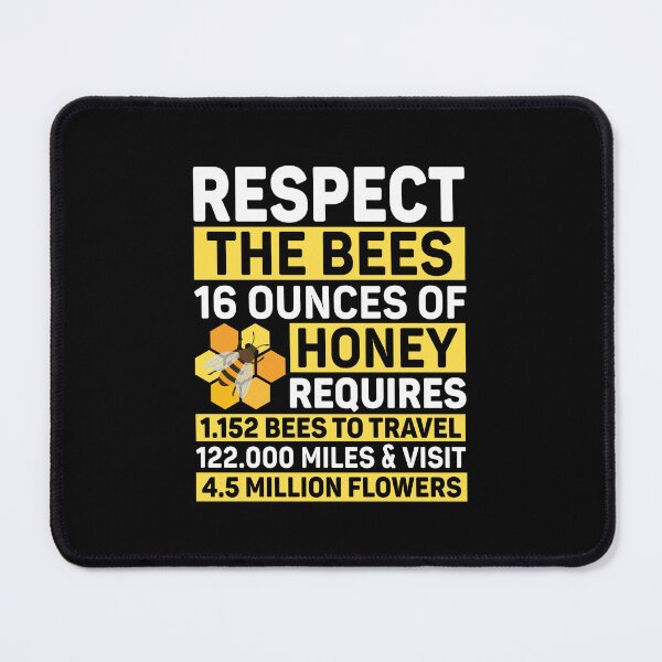 Item preview, Respect The Bees - Bee Lover Beekeeping & Beekeeper designed and sold by DexertimaArt.