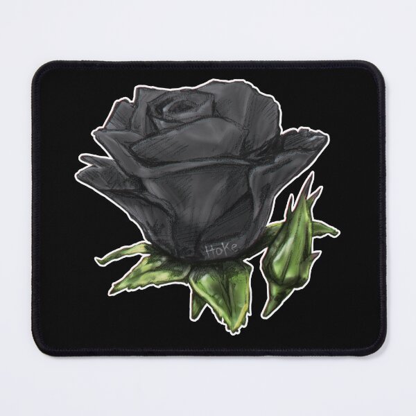 Item preview, Black Rose & Bud designed and sold by RHokeArt.