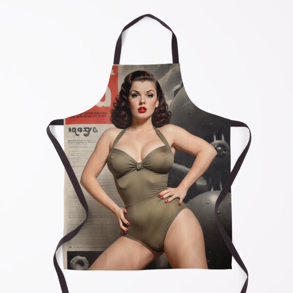 Aperçu de l'œuvre Pin-up militaire des années 1950 créée et vendue par MissSaylor.