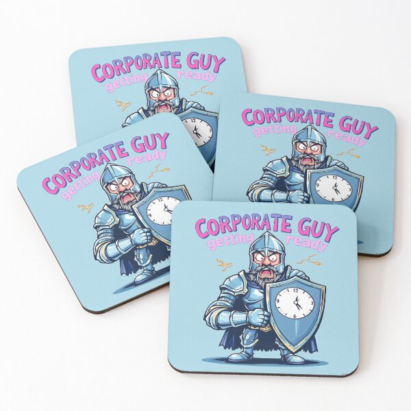 Item preview, Angry Corporate Guy Knight – Rage-Ready for Monday Madness | YourRandomStore designed and sold by YourRandomStore.
