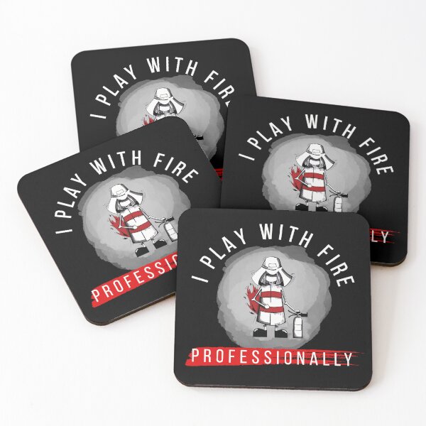 Artikelvorschau, Ich spiele professionell mit dem Feuer T-Shirt entworfen und verkauft von BeAndHave.