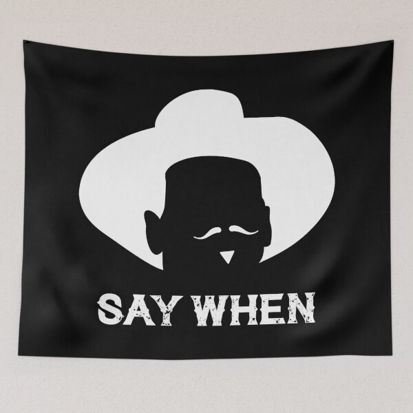 Item preview, Tombstone: Say When (white) designed and sold by muskitt.