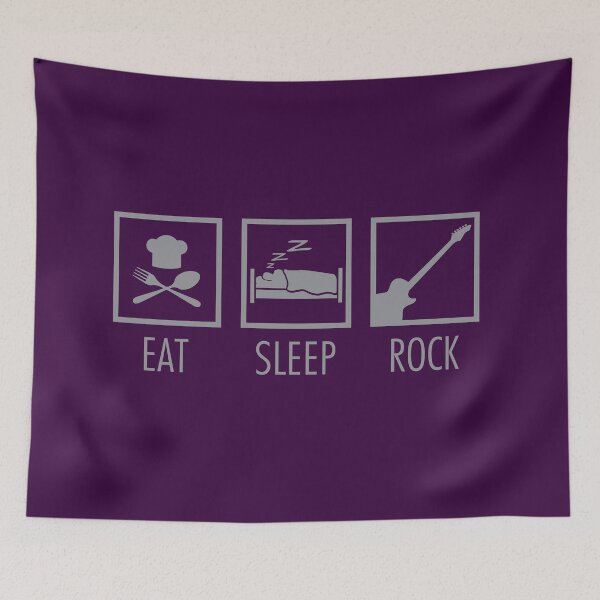 Item preview, EAT SLEEP ROCK designed and sold by yellowmadcat.