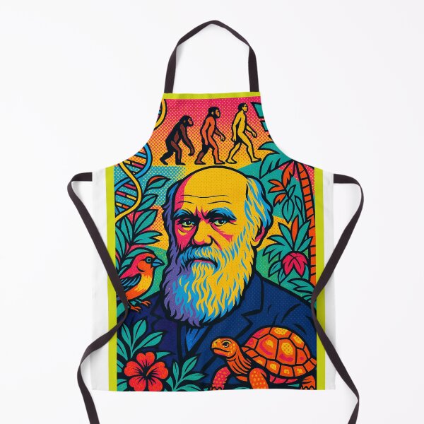 Item preview, Charles Darwin Pop Art Portrait – Colorful Evolutionary Science Illustration designed and sold by PrometheusStyle.