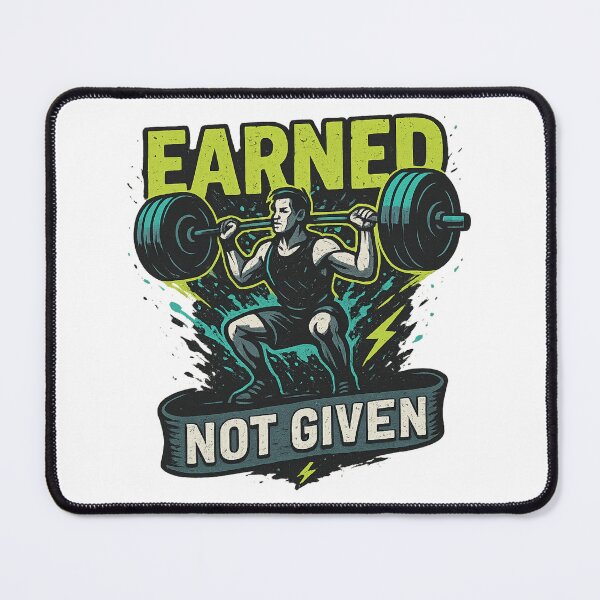 Item preview, Earned not Given designed and sold by myfitnessmerch.