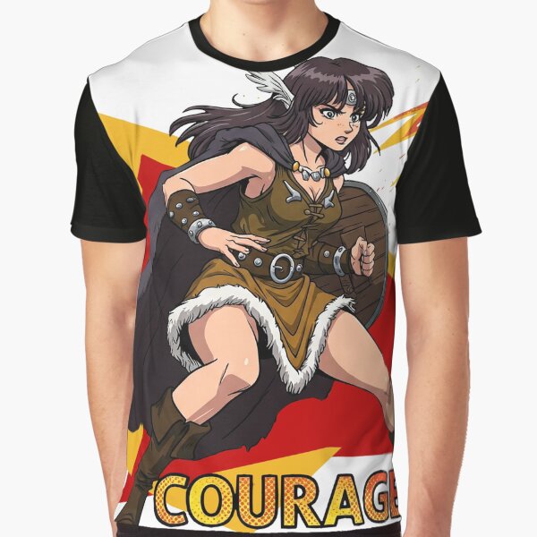 Aperçu de l'œuvre Brave guerrier en action créée et vendue par JonelleTshirts.