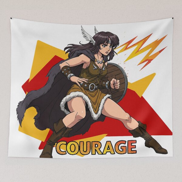 Item preview, Brave warrior in action designed and sold by JonelleTshirts.