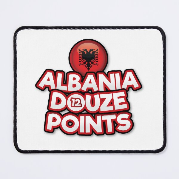 Item preview, Albania Douze Points - Eurovision Albania - Eurovision Song Contest - 12 Points - ESC2025 - Shkodra Elektronike - Zjerm designed and sold by Vision-Tees.
