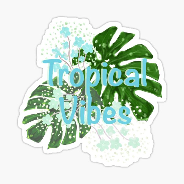 Vista previa del artículo con la obra «Vibras tropicales 2: hojas tropicales de menta y turquesa», diseñado y vendido por PD-Coastal.