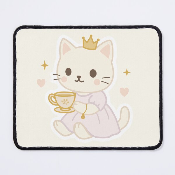 Item preview, Princess Mallow Cat designed and sold by Lagom-Grafisk.