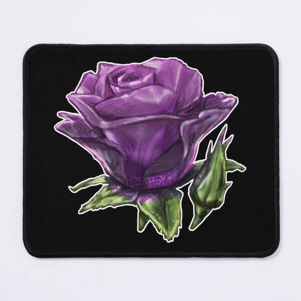 Item preview, Purple Rose & Bud designed and sold by RHokeArt.