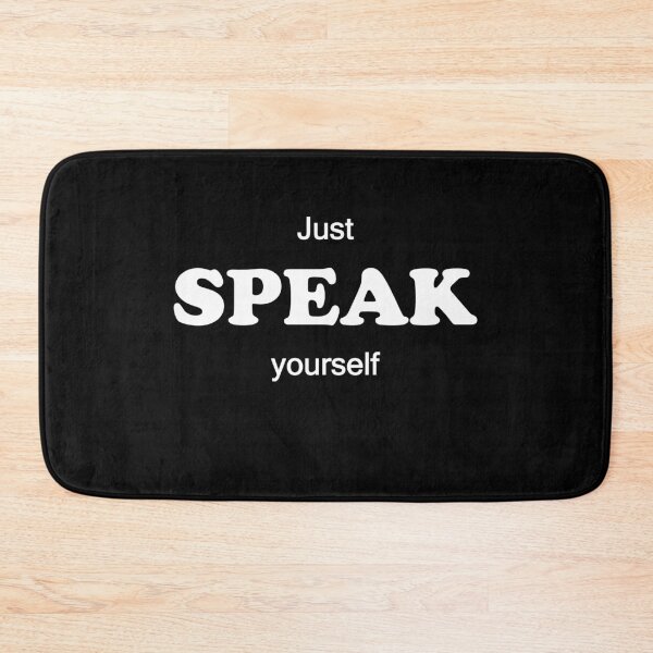 Item preview, "Just Speak Yourself Typography Design" designed and sold by The secret storage room.
