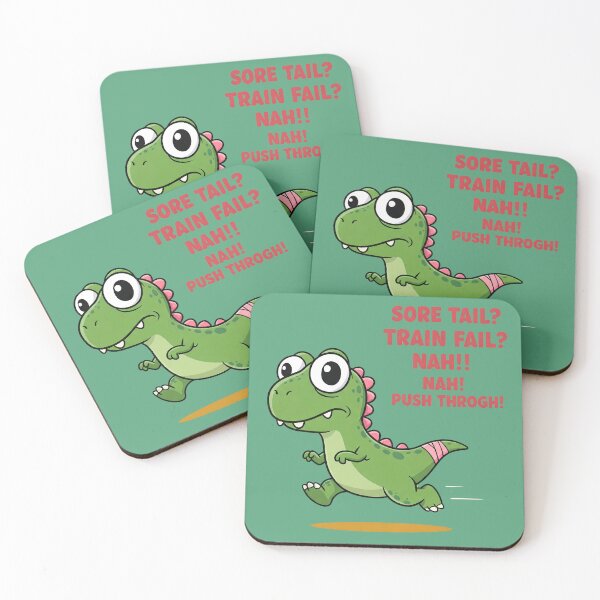 Item preview, Dino-Sore Motivation Push Through the Pain designed and sold by SurrealArtSzysz.