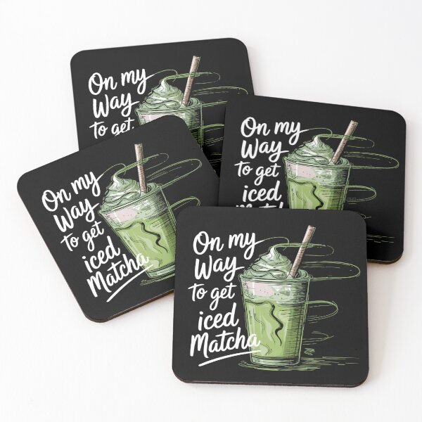 Item preview, On my way to get Iced Matcha designed and sold by MadCatPrints.