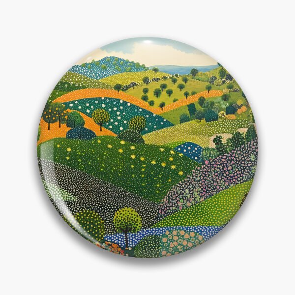 Item preview, Springtime Flowers on Rolling Hills designed and sold by Neika Shimm Designs.