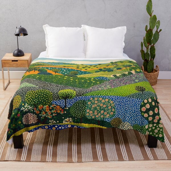 Item preview, Springtime Flowers on Rolling Hills designed and sold by Neika Shimm Designs.