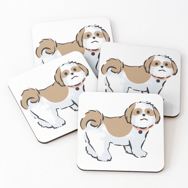 Item preview, Shih Tzu - Brown and White Dog designed and sold by artstudioterri.