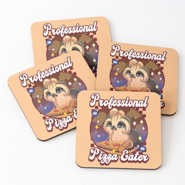 Item preview, Professional pizza eater Yorkie designed and sold by CharmingChains.