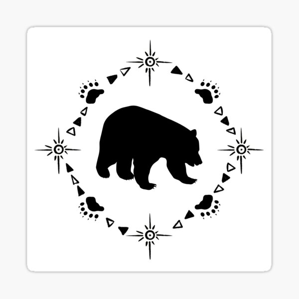 Item preview, Bear tile designed and sold by Dallas_Arnold_Design.