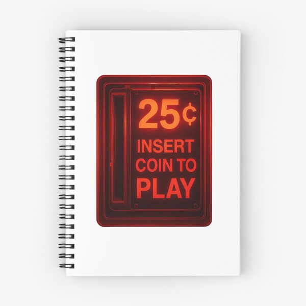 Item preview, Insert Coin Retro Arcade  designed and sold by CharmStudio.