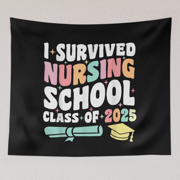 Item preview, I Survived Nursing School Class Of 2025 designed and sold by SakuraPxl.
