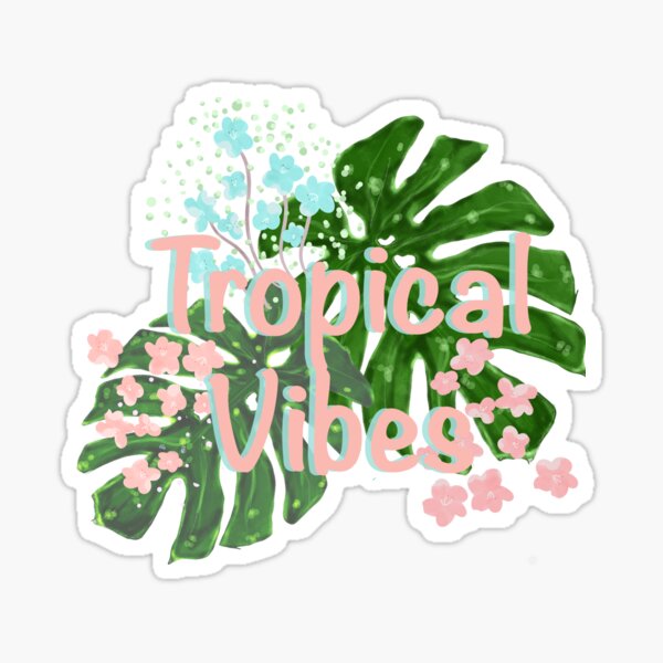 Vista previa del artículo con la obra «Vibras tropicales 2: hojas tropicales coral y turquesa», diseñado y vendido por PD-Coastal.