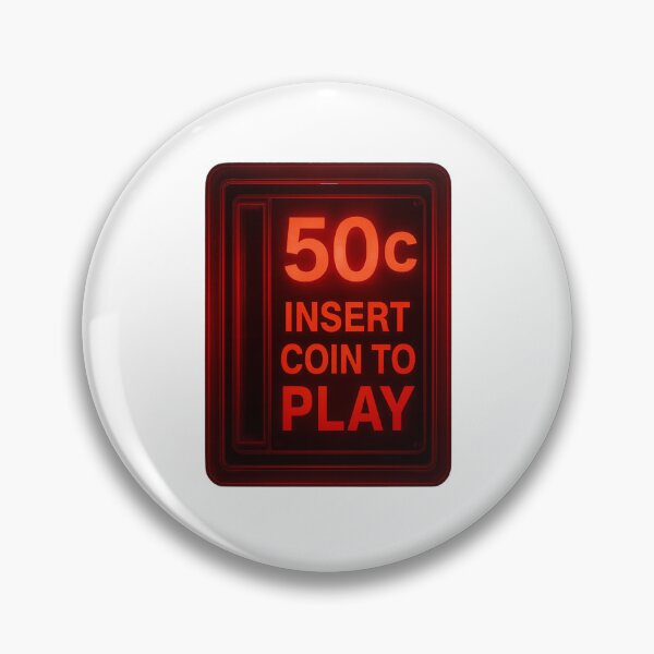 Item preview, Insert Coin Retro Arcade  designed and sold by CharmStudio.