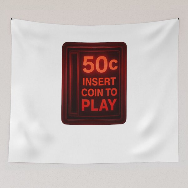 Item preview, Insert Coin Retro Arcade  designed and sold by CharmStudio.